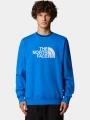 The North Face M Drew Peak Crew férfi pulóver kék színben 1
