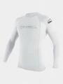 O'Neill Youth Basic Skins L/S Rash Guard hosszú ujjú lycra fehér színben 1