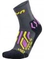 UYN UYN WOMAN TREKKING APPROACH MID SOCKS női túrazokni szürke színben 1