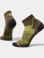 Smartwool Run Zero Cushion Ankle Socks sportzokni oliva színben 1